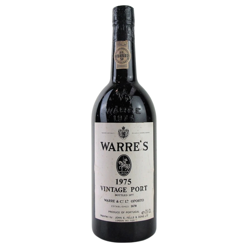A bottle of 1975 Warre'S 750ml Red Wine
