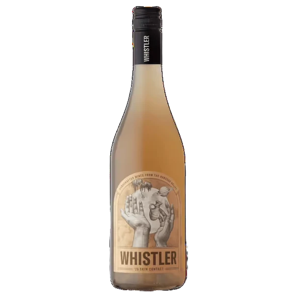 A bottle of 2025 Whistler Back To Basics Skin Contact White 750ml White Wine