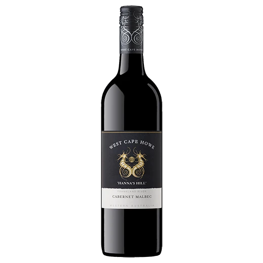 A bottle of 2022 West Cape Howe Regional Range Hanna's Hill Cabernet Malbec 750ml Red Wine