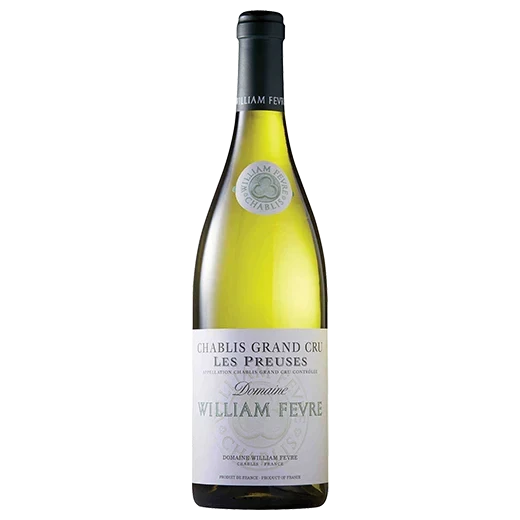 A bottle of 2021 Domaine William Fèvre Chablis Grand Cru Les Preuses Domaine 1500ml White Wine