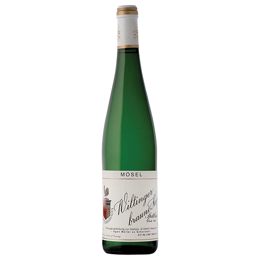 A bottle of 2022 Egon Müller Wiltinger Braune Kupp Riesling Spätlese 750ml White Wine