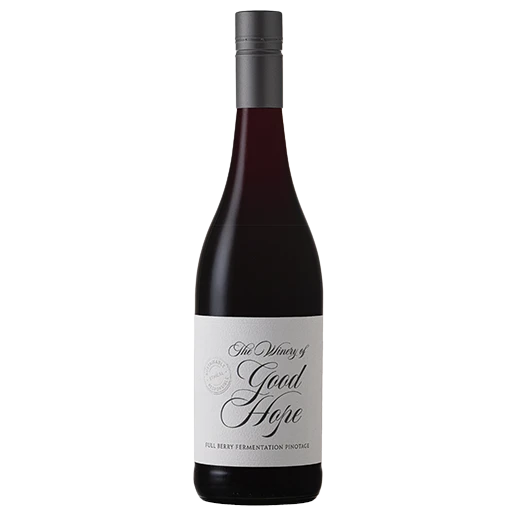 A bottle of 2023 The Winery of Good Hope Full Berry Pinotage 750ml Red Wine