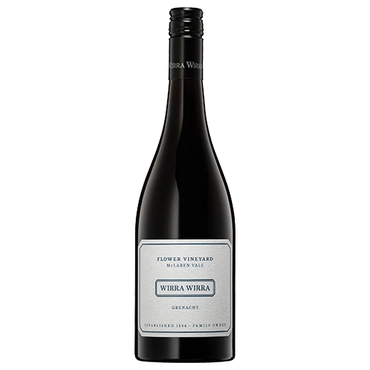 A bottle of 2023 Wirra Wirra Single Vineyard Flower Grenache 750ml Red Wine