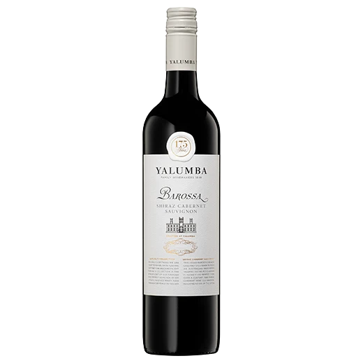 A bottle of 2023 Yalumba Samuel's Collection Barossa Cabernet Sauvignon Shiraz 750ml Red Wine