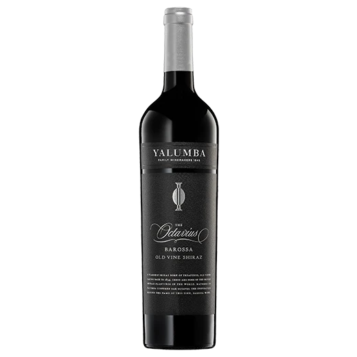 A bottle of 2018 Yalumba The Octavius Shiraz Wooden Box 750ml Red Wine