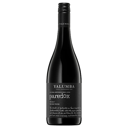 A bottle of 2022 Yalumba Paradox Shiraz 750ml Red Wine
