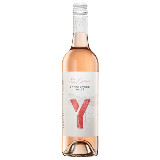 A bottle of 2024 Yalumba The Y Series Sangiovese Rosé 750ml Red Wine