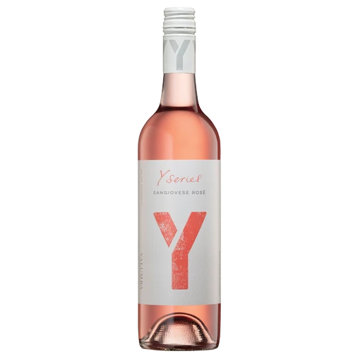 A bottle of 2025 Y Series Sangiovese Rosé 750ml Red Wine