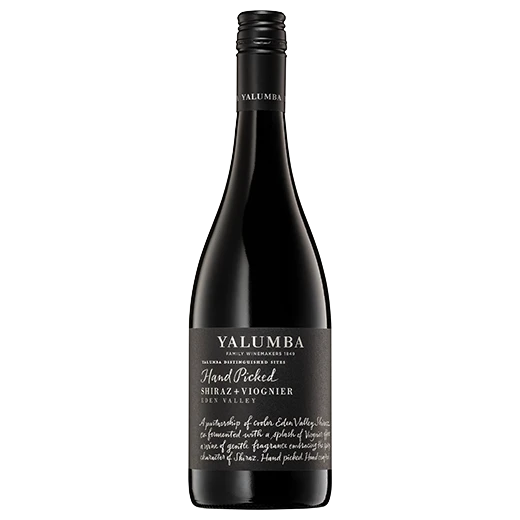 A bottle of 2022 Yalumba Hand Picked Shiraz + Viognier 750ml Red Wine