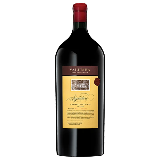 A bottle of 2021 Yalumba The Signature Cabernet Sauvignon & Shiraz 6000ml Red Wine