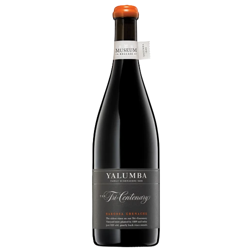 A bottle of 2015 Yalumba Tri Centenary Grenache Museum Release 750ml Red Wine