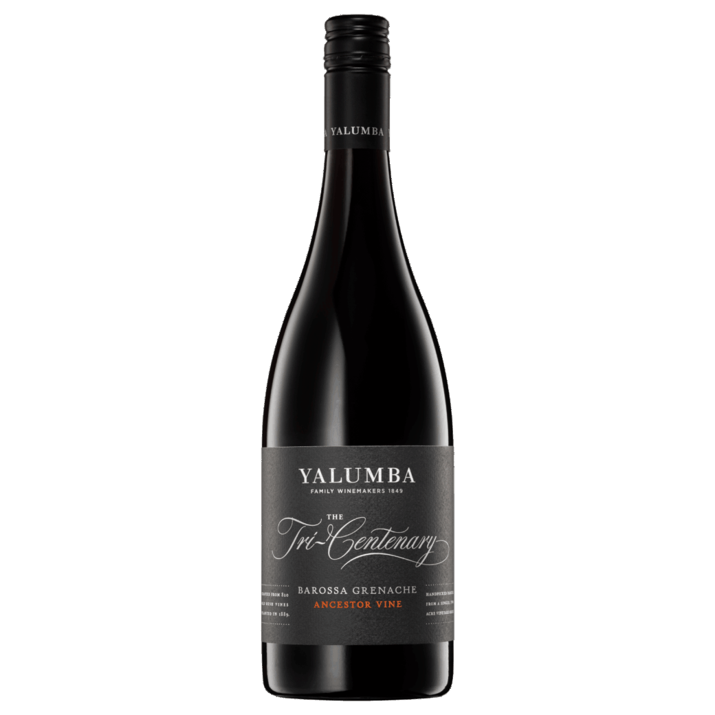 A bottle of 2019 Yalumba The Tri Centenary Grenache  1500ml Red Wine