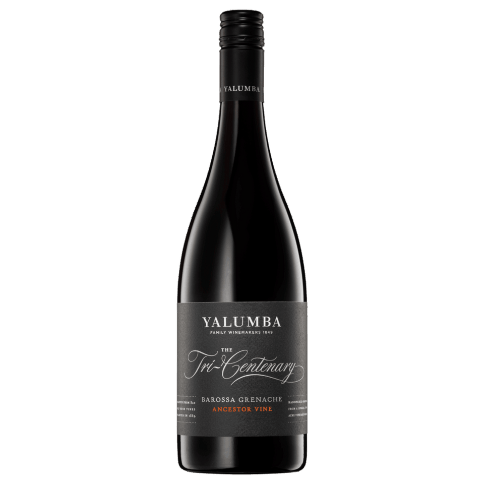 A bottle of 2019 Yalumba The Tri Centenary Grenache  1500ml Red Wine