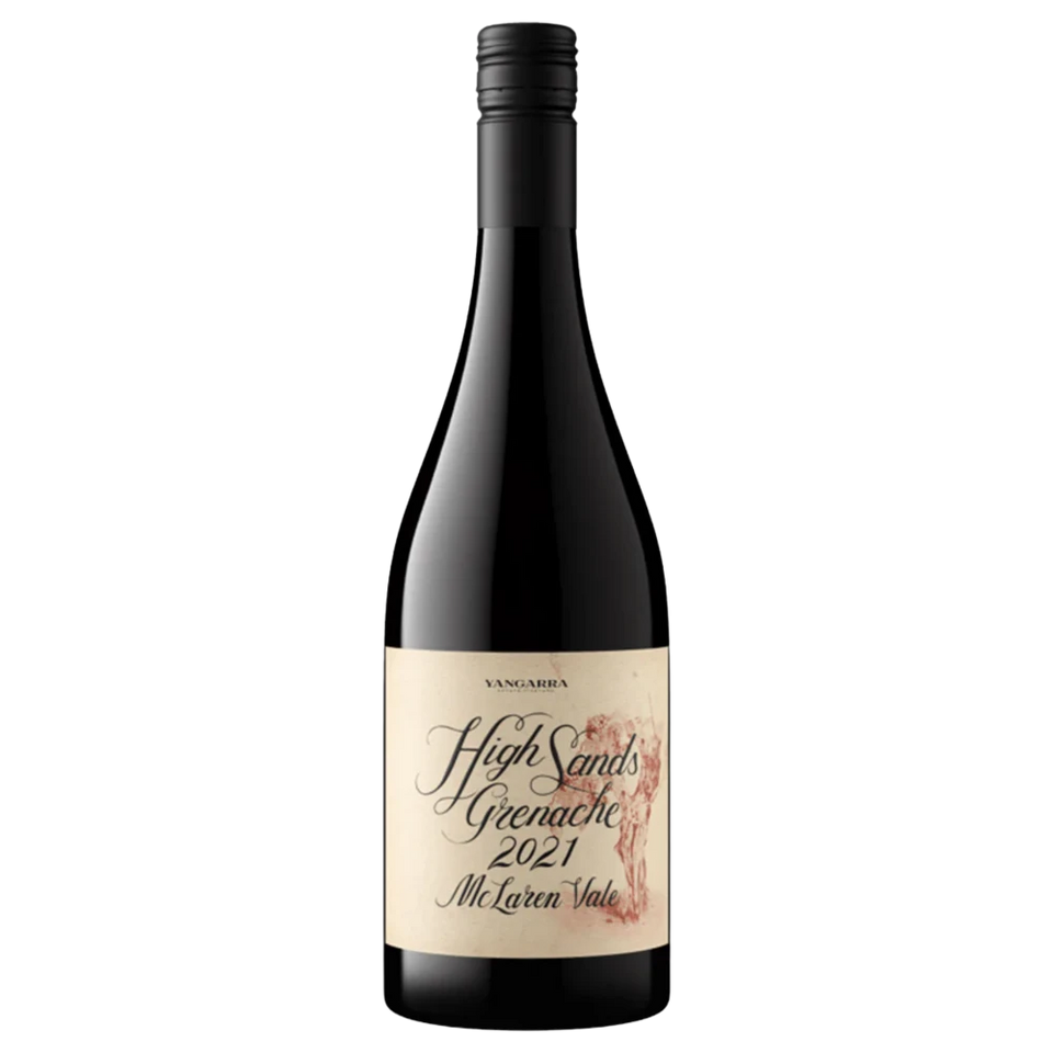 A bottle of 2023 Yangarra High Sands Grenache 6 Pk 750ml Red Wine