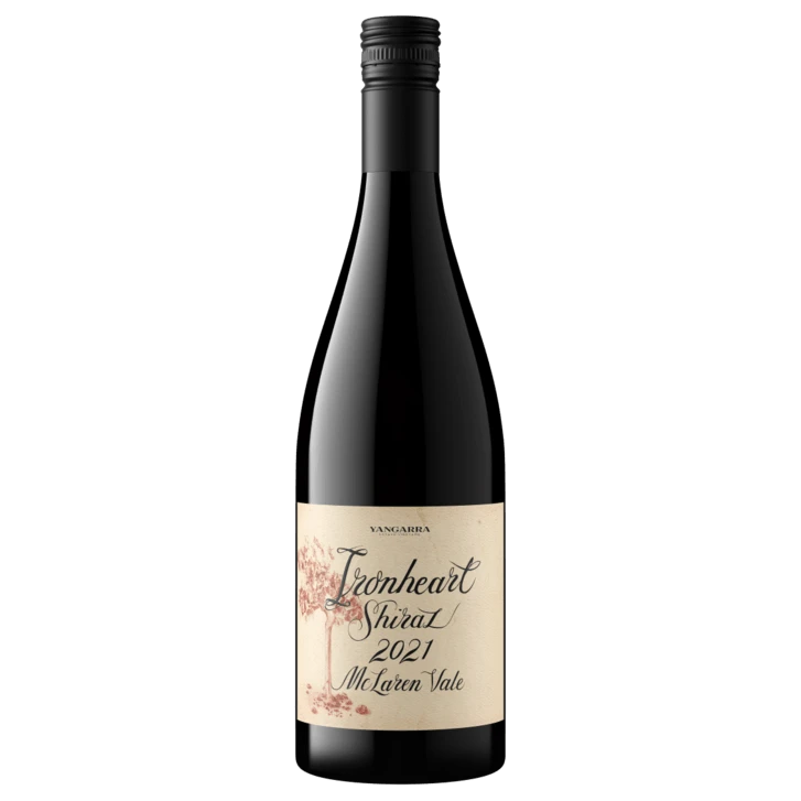 A bottle of 2021 Yangarra Ironheart Shiraz 750ml Red Wine