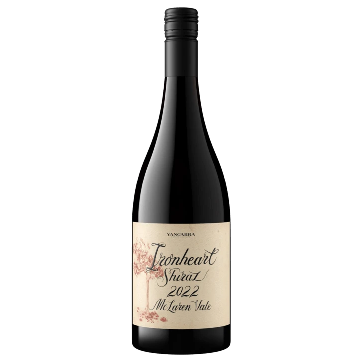 A bottle of 2022 Yangarra Ironheart Shiraz 6 Pk 750ml Red Wine
