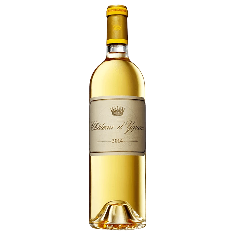 A bottle of 2014 Chateau Yquem 15000ml White Wine