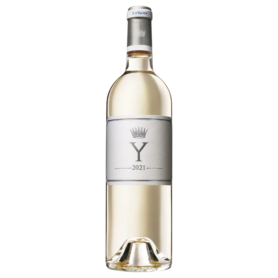 A bottle of 2021 Y D'Yquem 3000ml White Wine