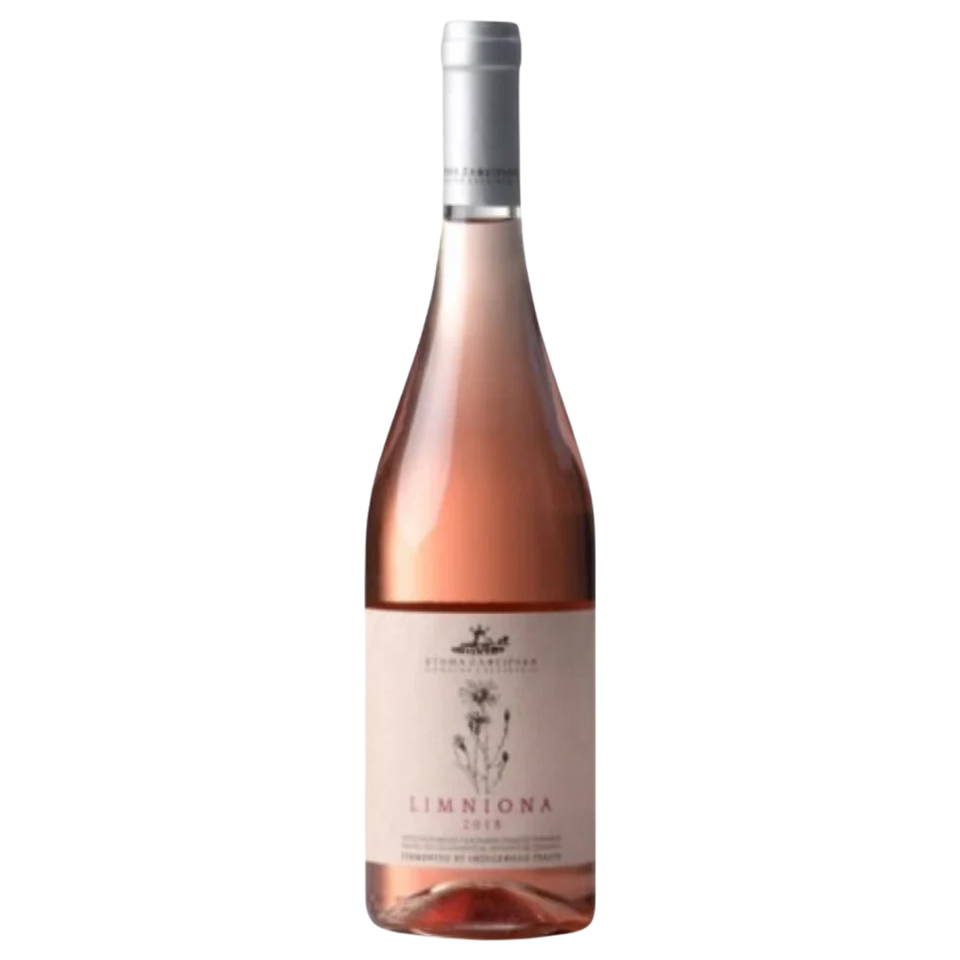 A bottle of 2022 Zafeirakis Limniona 750ml Red Wine