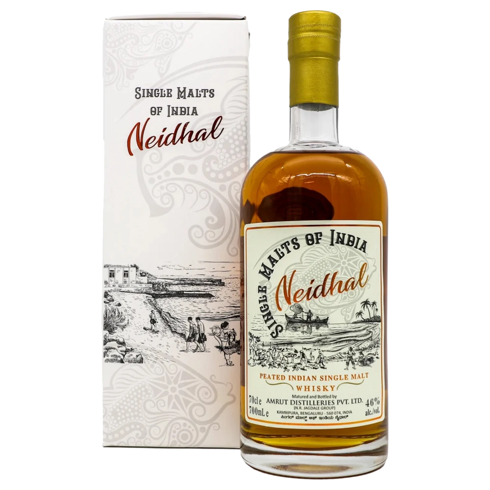 A bottle of Amrut Neidhal, Single Malts of India Whiskey 46% 700ml