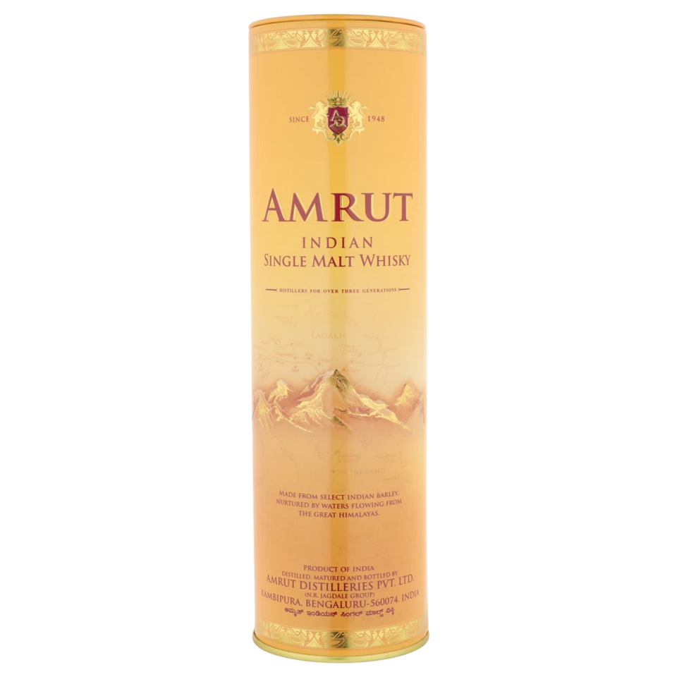 A bottle of Amrut Single Malt Whiskey (ASM46) 46% 700ml