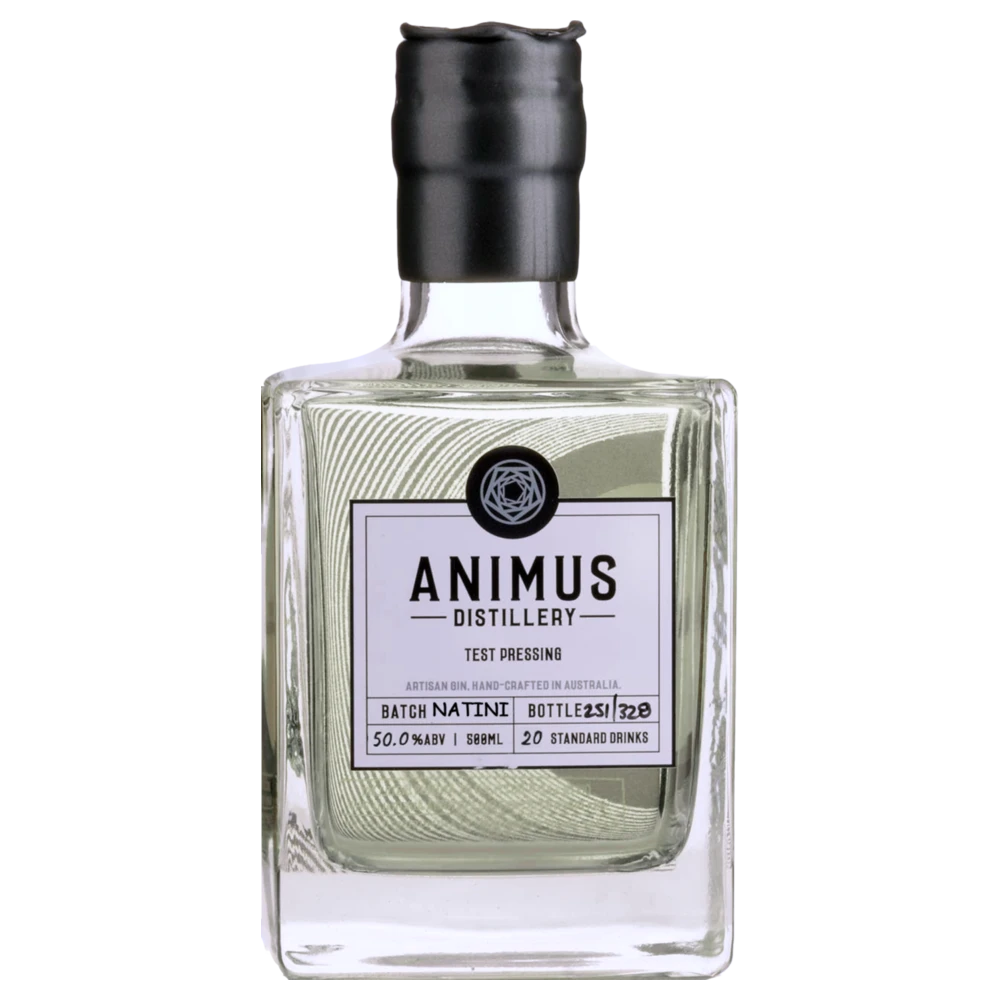 A bottle of Animus Test Pressing #3 Natini 500mL 500ml