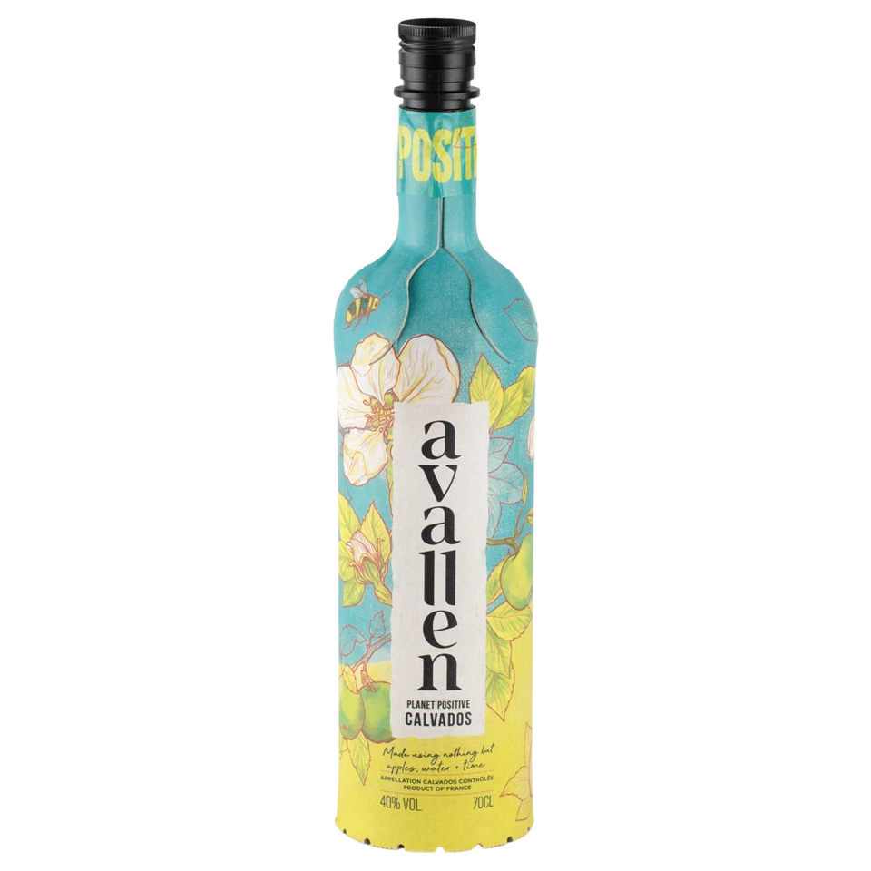 A bottle of Avallen Calvados Frugal Pac 700mL 700ml