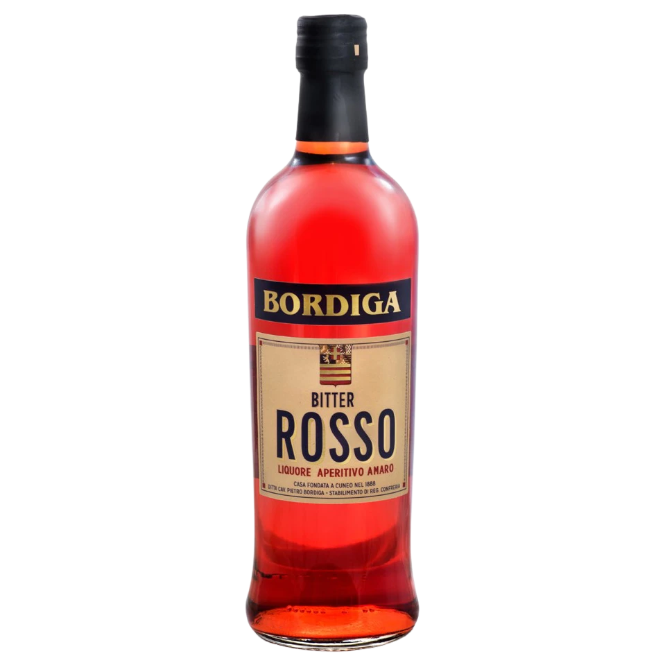 A bottle of Bordiga Bitter Rosso 21% 700mL 700ml