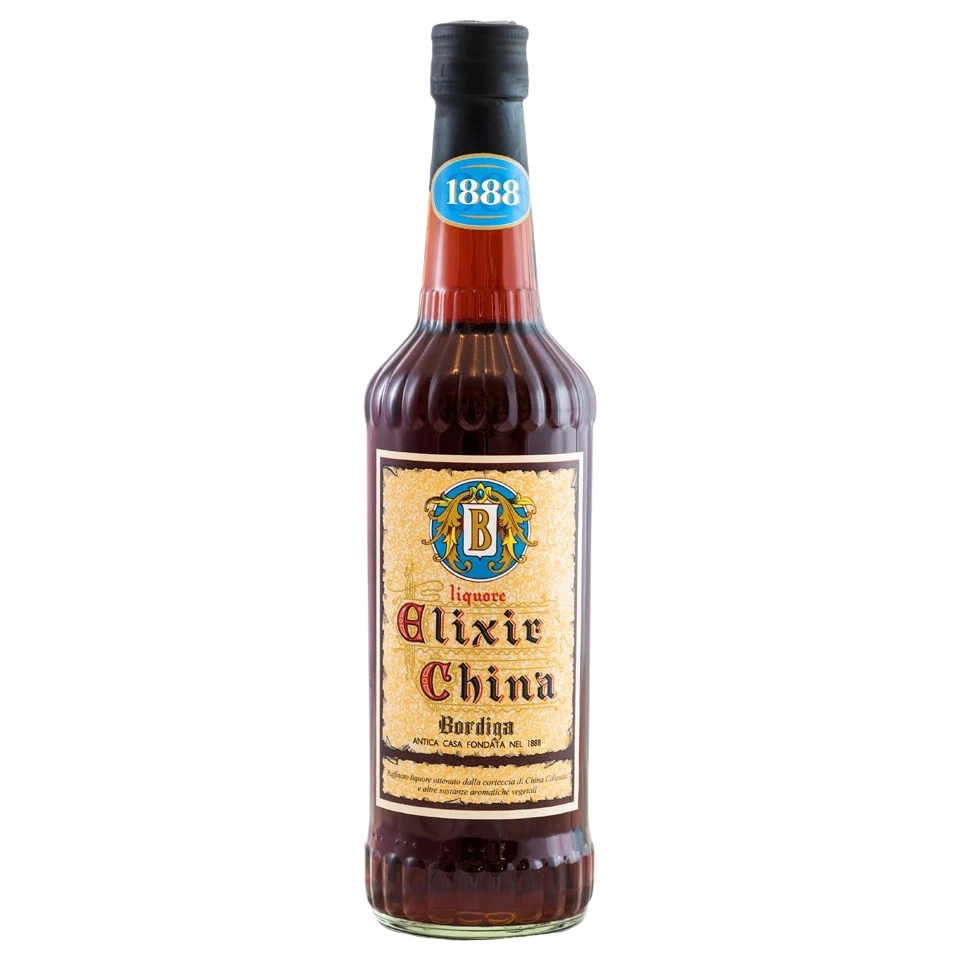 A bottle of Bordiga Elixir China 30% 700mL 700ml