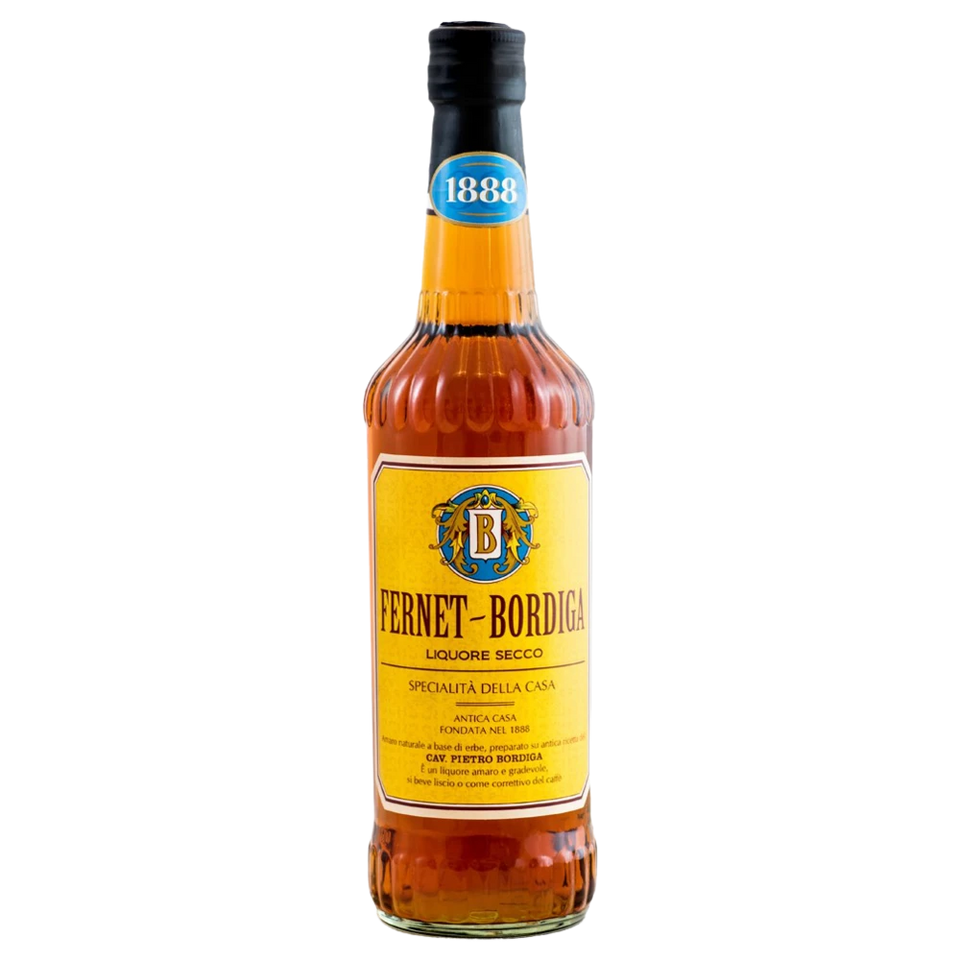 A bottle of Bordiga Fernet 40% 700mL 700ml