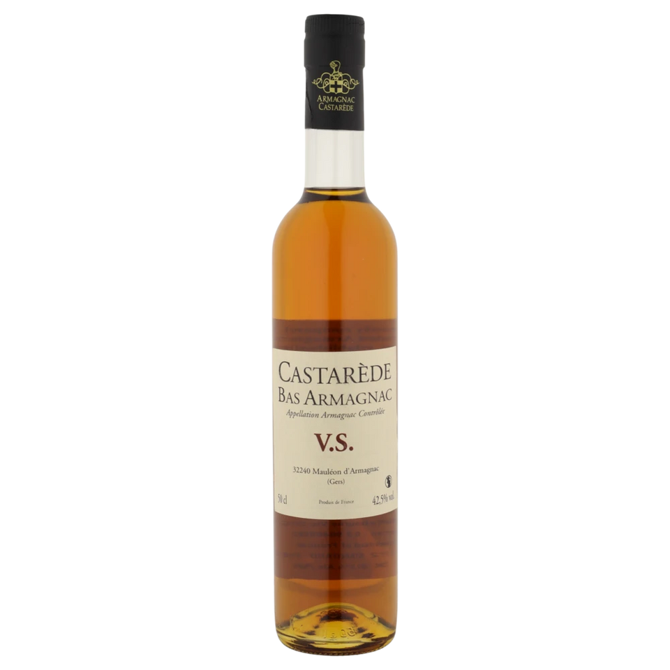 A bottle of Castarede VS (Dominant Folle Blanche) 2-3yrs 42.5% 500ml