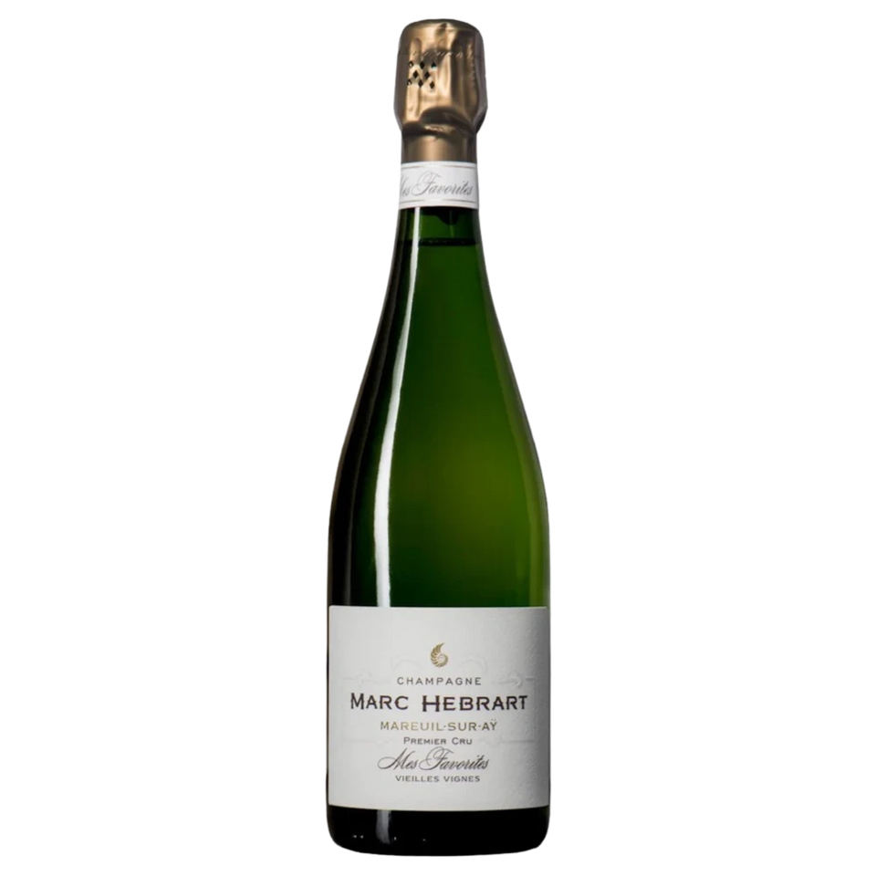 A bottle of Champagne Hebrart Mes Favorites Premier Cru Brut 12.5% 750ml Sparkling Wine