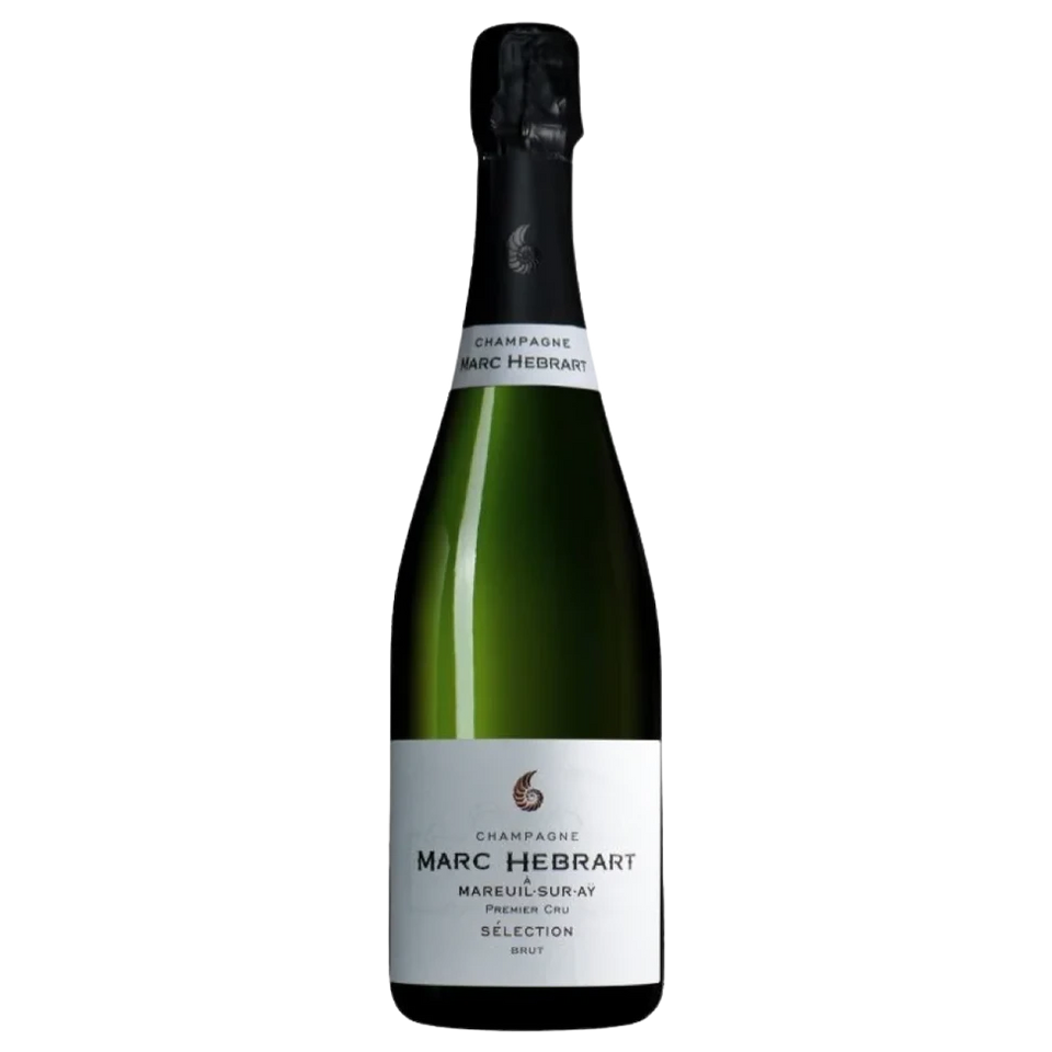 A bottle of Champagne Hebrart Premier Cru Selection Brut 12.5% 750ml Sparkling Wine