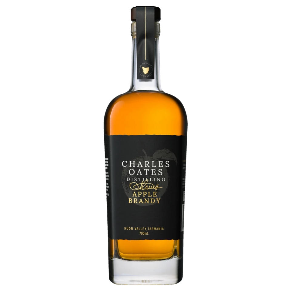 A bottle of Charles Oates Tasmanian Apple Brandy 42.1% 700ML 700ml