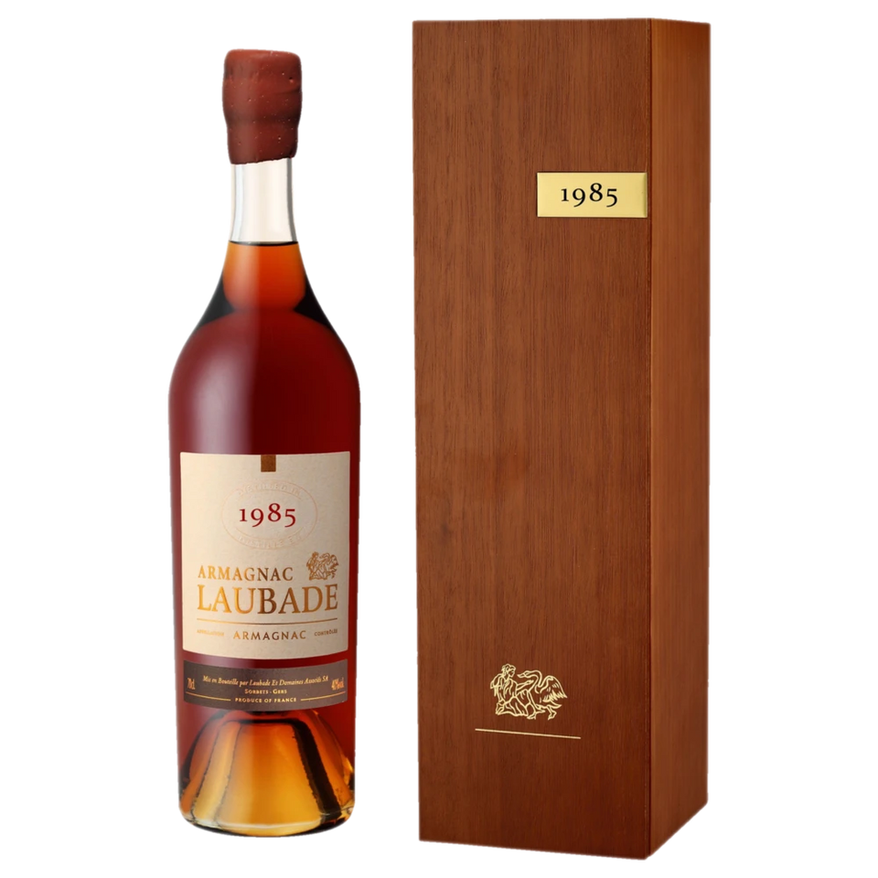 A bottle of Chateau de Laubade Bas Armagnac Vintage 1985 40% 700ML 700ml