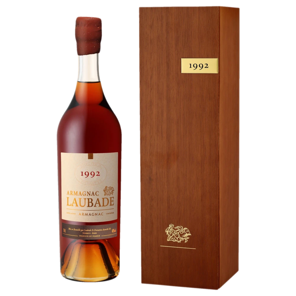A bottle of Chateau de Laubade Bas Armagnac Vintage 1992 40% 700ML 700ml