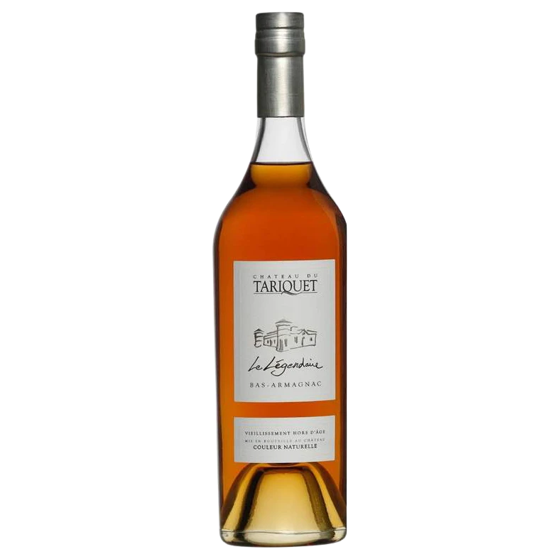 A bottle of Chateau du Tariquet Bas Armagnac Le Legendaire Hors d'Age 42% 700ml