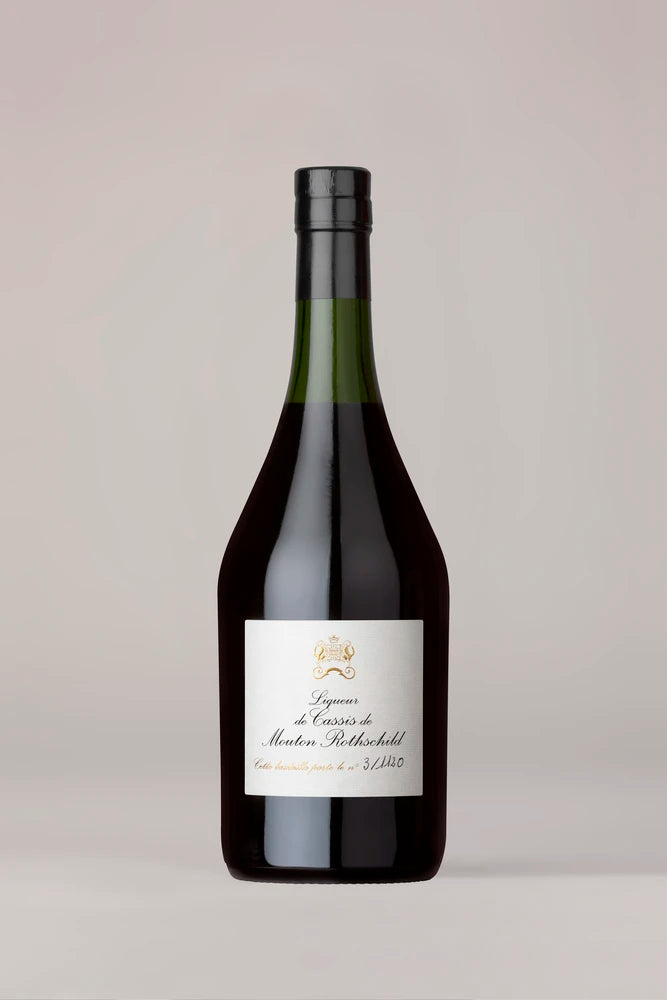 A bottle of Château Mouton Rothschild Liqueur de cassis 700mL 700ml