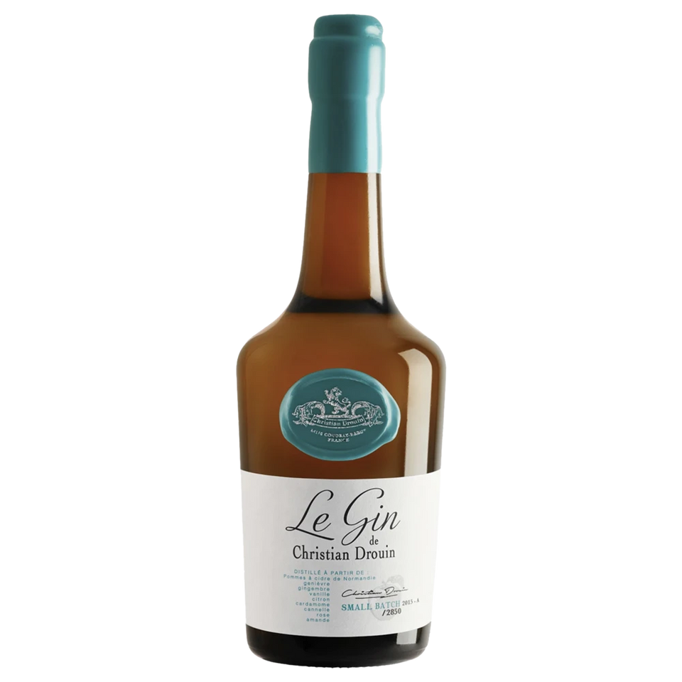 A bottle of Christian Drouin Gin 'Le Gin Blanc' 42% 700ml