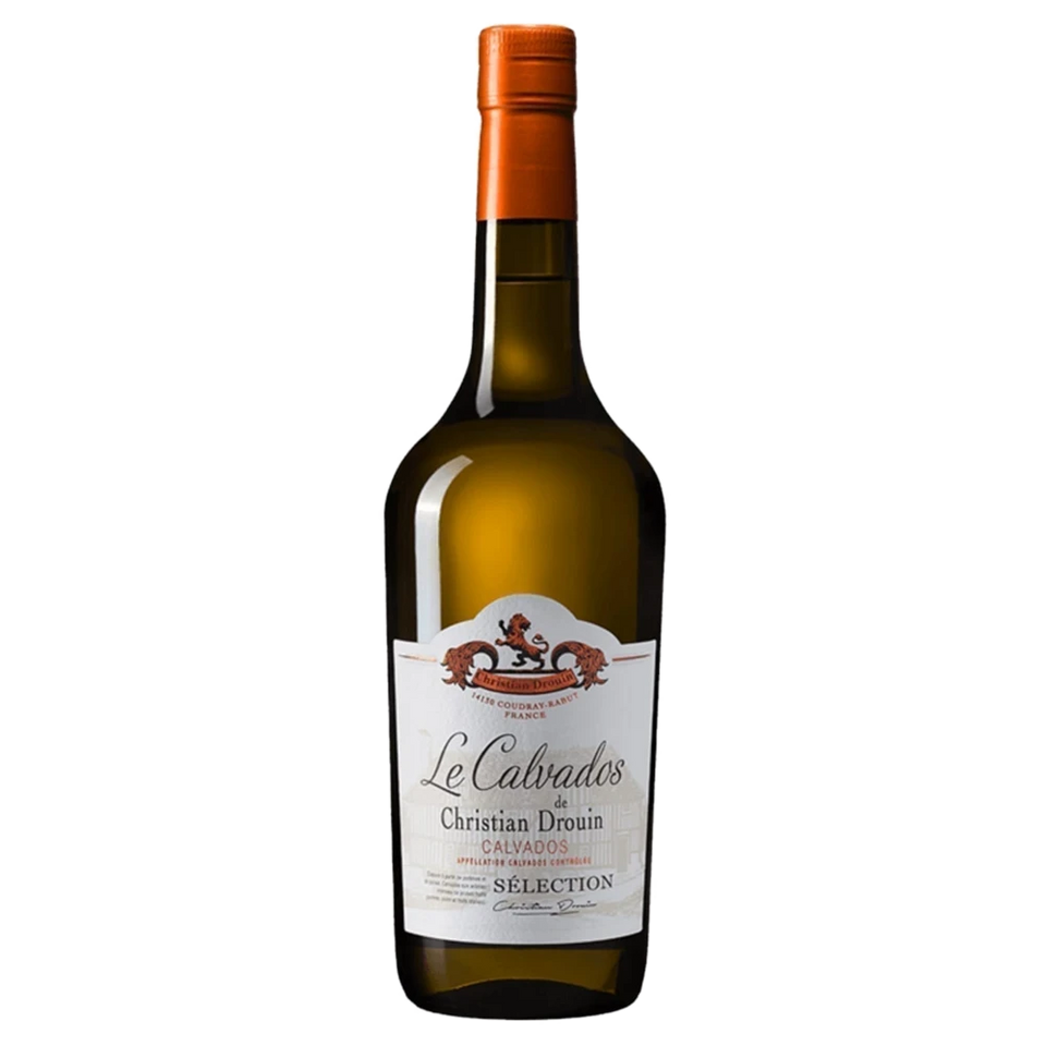 A bottle of Christian Drouin Sélection Calvados 40% 700ml