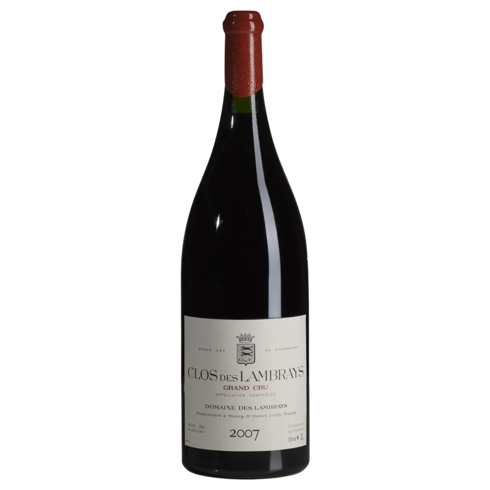A bottle of Clos des Lambrays 2007 1500ml Red Wine