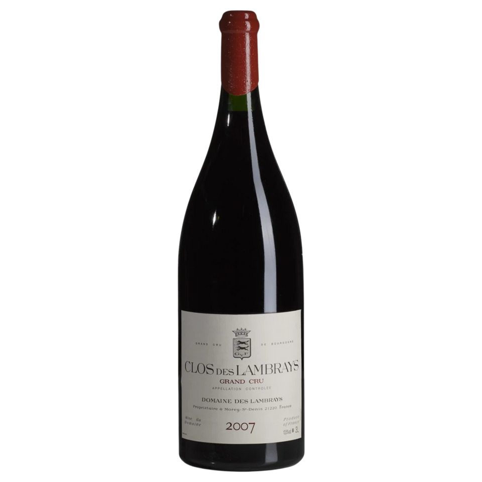 A bottle of Clos des Lambrays 2007 1500ml Red Wine