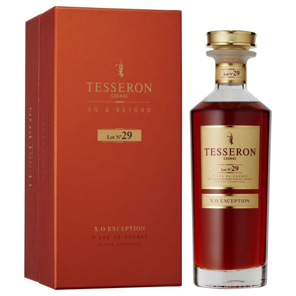 A bottle of Cognac Tesseron Lot 29 XO Exception 700mL 700ml