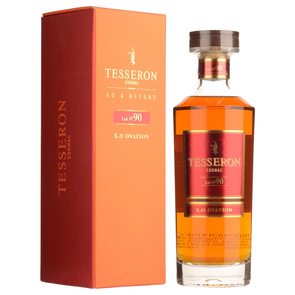 A bottle of Cognac Tesseron Lot 90 XO Ovation 700mL 700ml