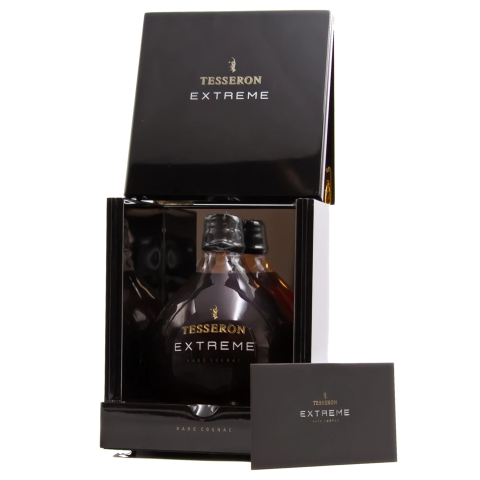 A bottle of Cognac Tesseron Tres Vieux Extreme Noir 1750mL 1750ml