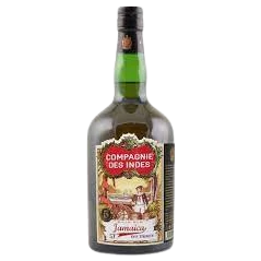 A bottle of Compagnie des Indes Rum Jamaica Navy strength 5yrs 57% 700ml