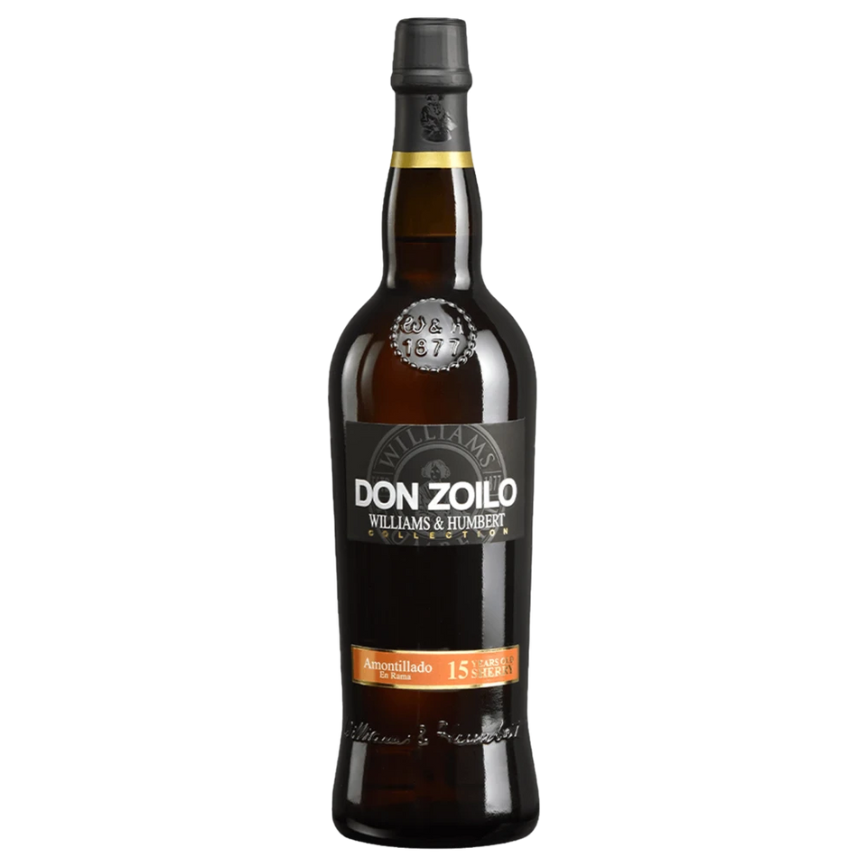 A bottle of Don Zoilo Sherry Aperitif Amontillado 15 years 19% 750ml