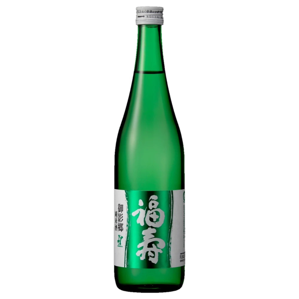 A bottle of Fukuju Junmai 720ml