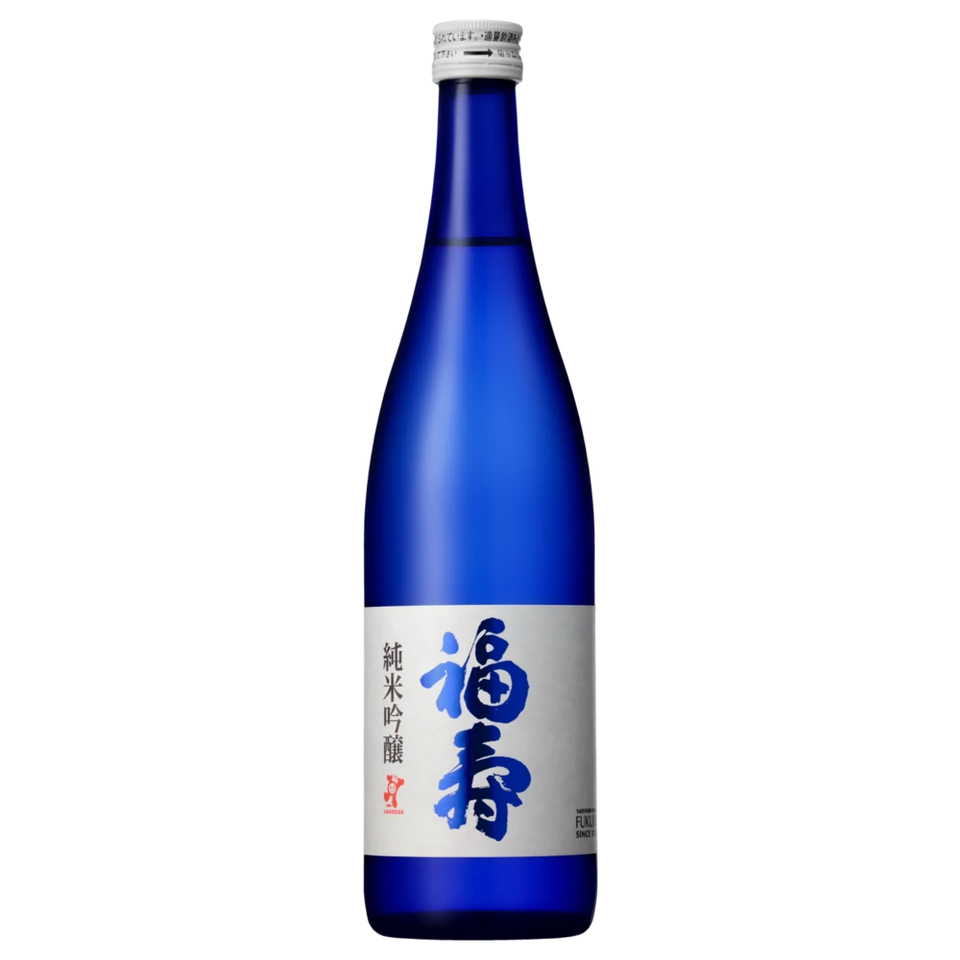 A bottle of Fukuju Junmai Ginjo 720ml