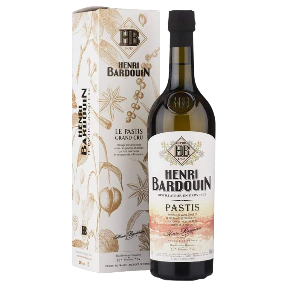 A bottle of Henri Bardouin Pastis 45% (gift box) 700ml